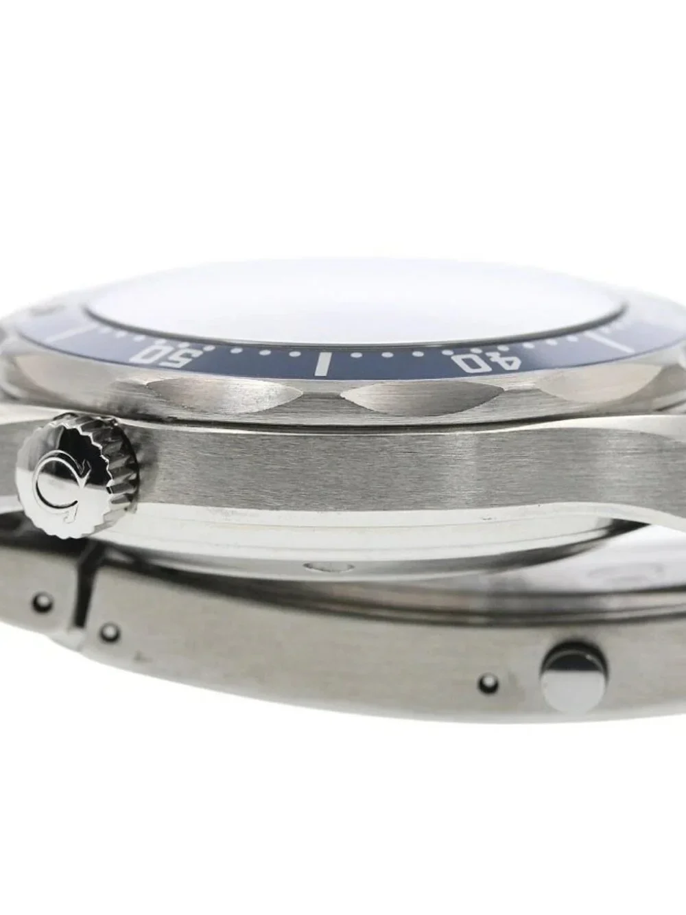 OMEGA Seamaster300 2223.80 Date Navy Dial Quartz Boy's Watch_973530